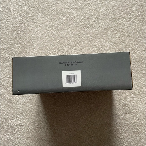 NIB Vintage Oneida Silversmiths Wm. A Rogers Chrome Plated Flatware Caddy. - Picture 4 of 5